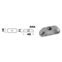 Plate anode for 6/15 HP 4 strokes with M6 thread title=